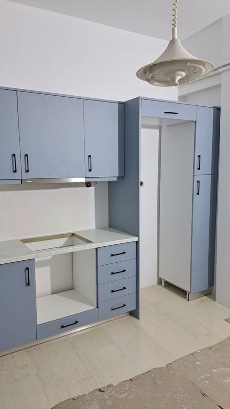 Blue Modular Kitchen Noida