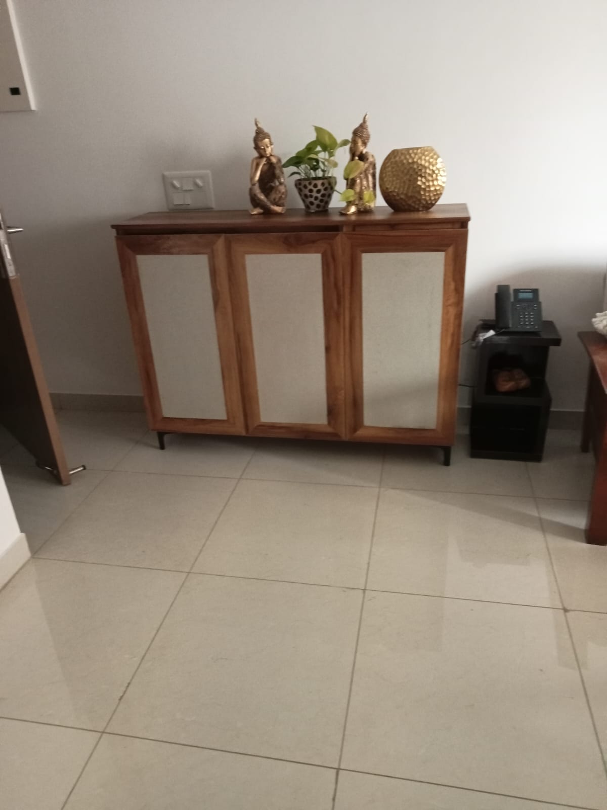 Sheesham Wood Shoe Cabinet