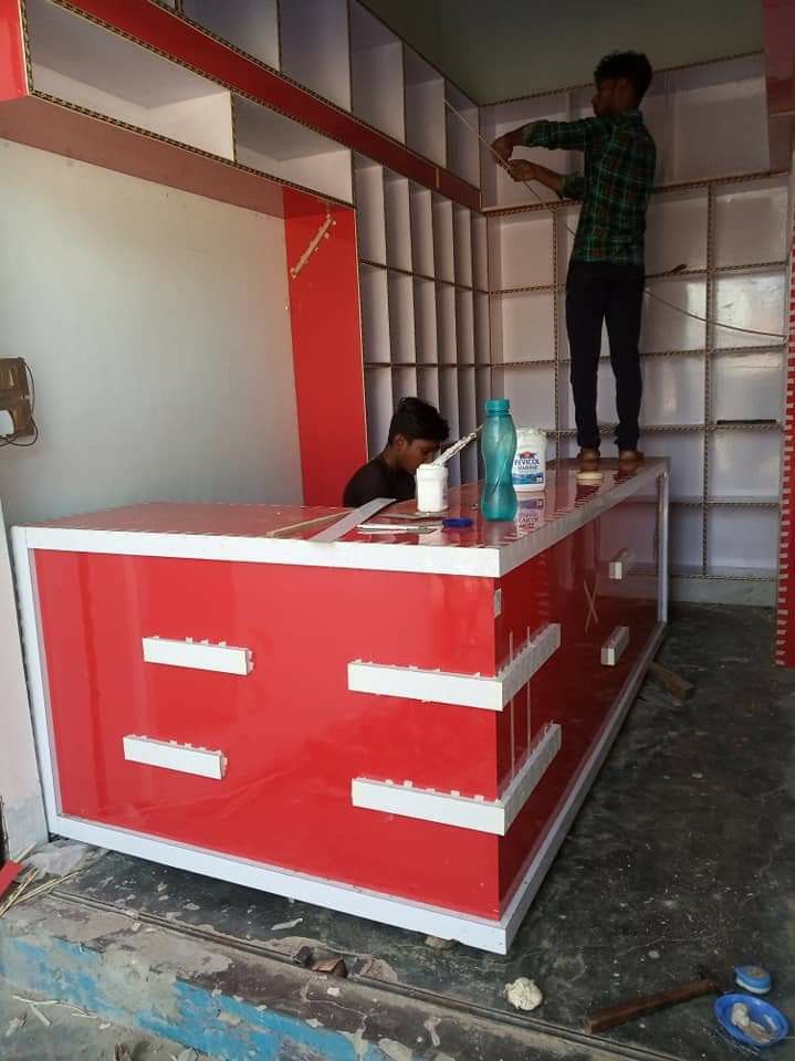 Shop Counter and Shelving